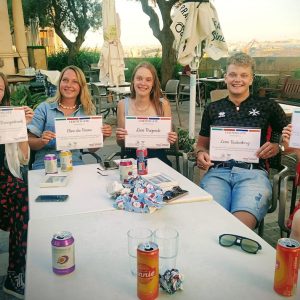 We proudly host local and international interns on a rotating roster as part of their study requirements. 2023 Interns receive their certificate of participation from the YMCA Malta