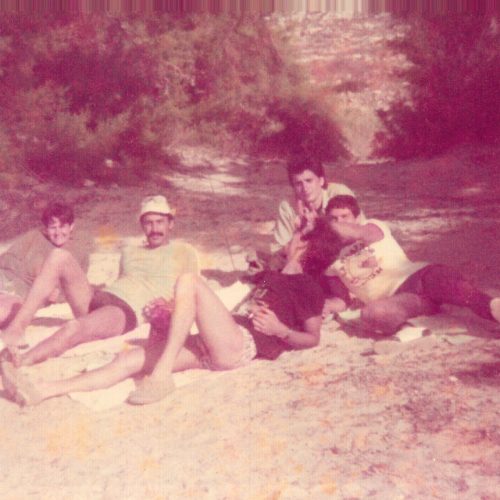 Volunteers go on a field trip to the sparkling waters of Comino. It can't be the 80s without everyone smoking...