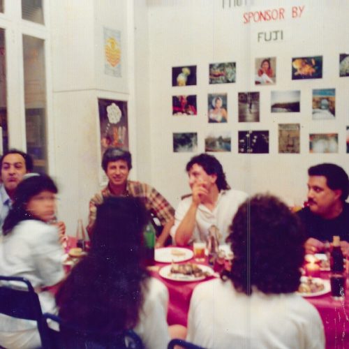 Traditional Maltese ‘Fentaka’ takes a whole rabbit, marinates it in wine and slow cooks it forming a thick, rich stew. This party brings YMCA members together at the YMCA Centre on April 29 1989.