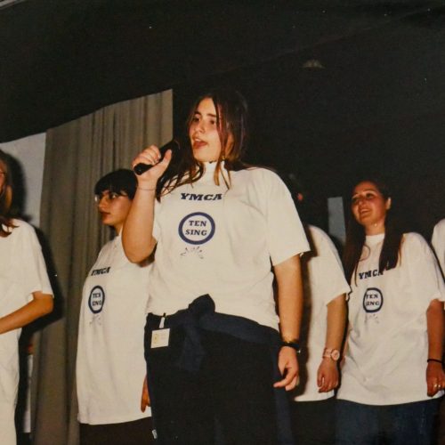 Young participants perform during Ten Sing.