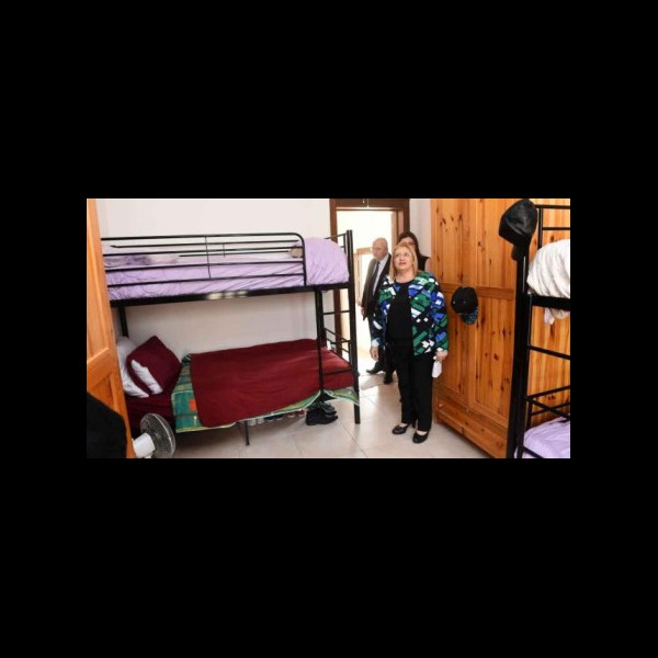 H.E. Marie-Louise Coleiro Preca tours the facilities at the opening of our new premises.