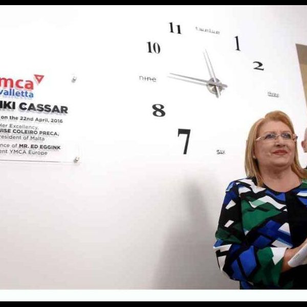 H.E. Marie-Louise Coleiro Preca & President of YMCA Europe Mr. Ed Eggink preside over the opening of our new premises.