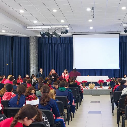 Fundraising and Presentation of Donations from School Collection.