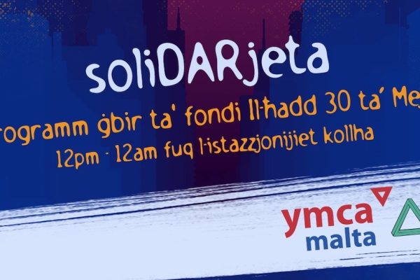 Poster for the televised fundraising drive.