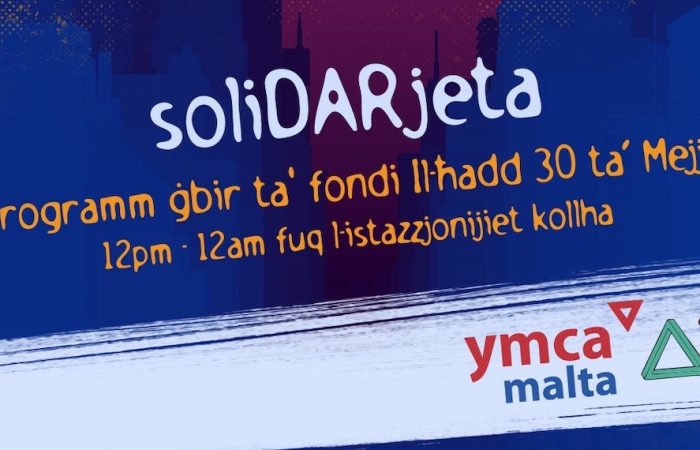 Poster for the televised fundraising drive.
