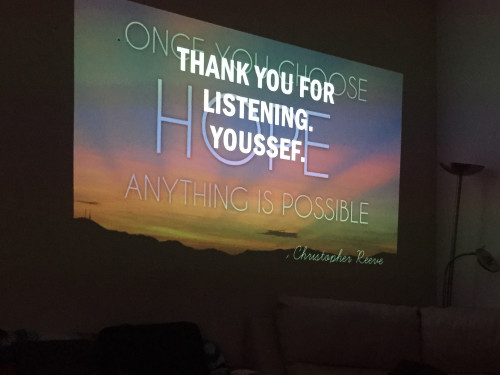 A Media Lab is taught between residents of our shelter.