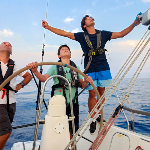 Sailing as part of the Summer Y'EXPLORE Programme.