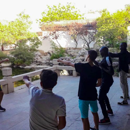 Tai Chi as part of the Summer Y'EXPLORE Programme.