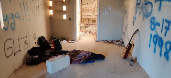 The proof of homelessness is captured by our team during this mission to Gozo.